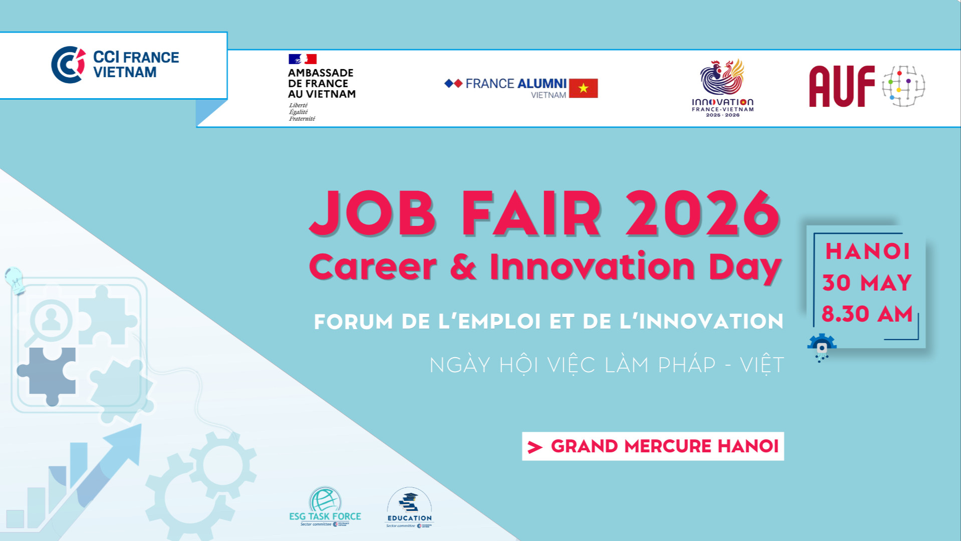🇻🇳🇫🇷 Forum Carrière & Innovation 2026 : un rendez-vous majeur pour l'employabilité à Hanoï