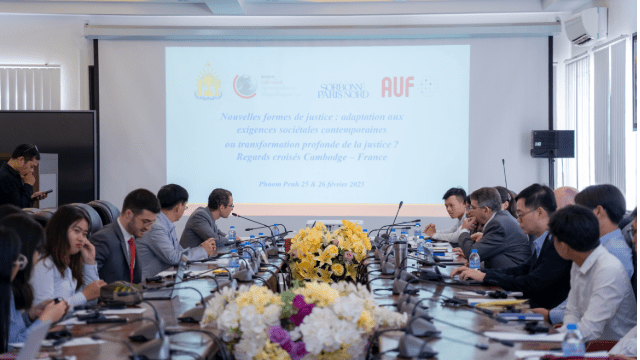 Phnom-Penh : colloque international sur les nouvelles formes de justice