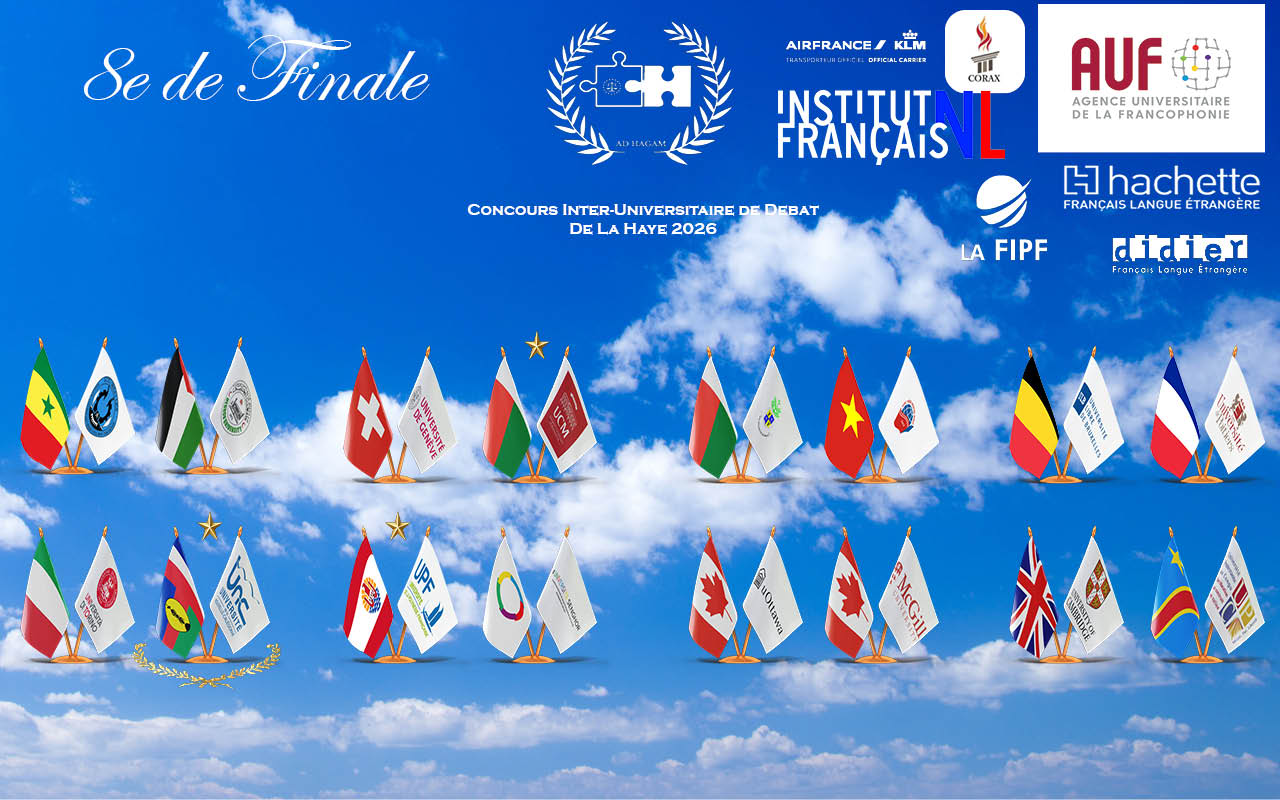 Félicitations aux universités de la région Asie-Pacifique engagées dans le Concours Inter-Universitaire de Débat de La Haye 2026 !