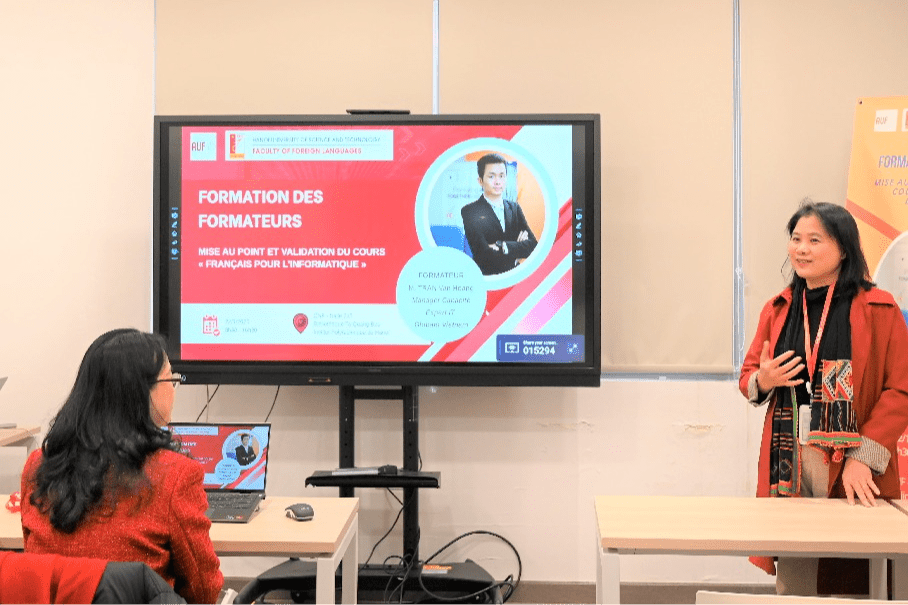 CNF de Hanoï : Formation des formateurs – Mise au point et validation du cours « Français pour l’informatique »